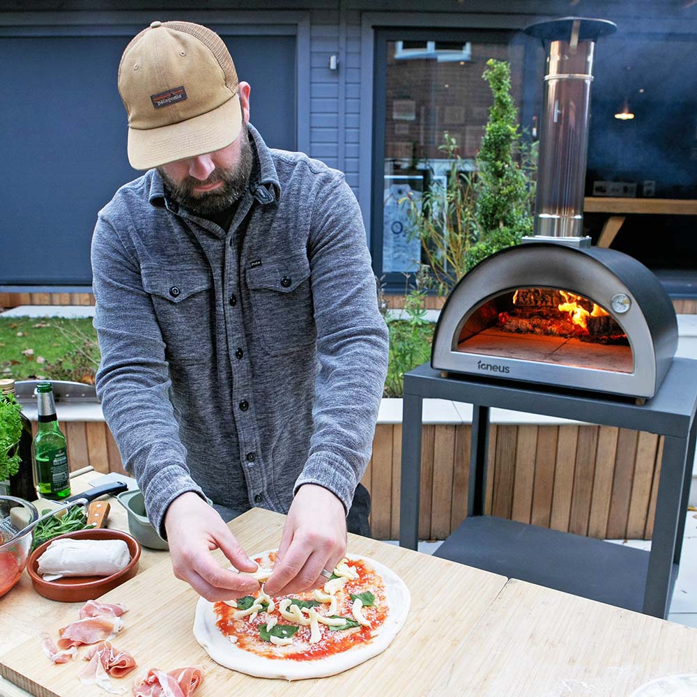 Margherita Pizza Recipe for the Igneus Wood Fired Oven