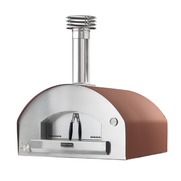 Fontana Forni Marinara Pizza Oven Dual Fuel Countertop Rosso ovens for pizza
