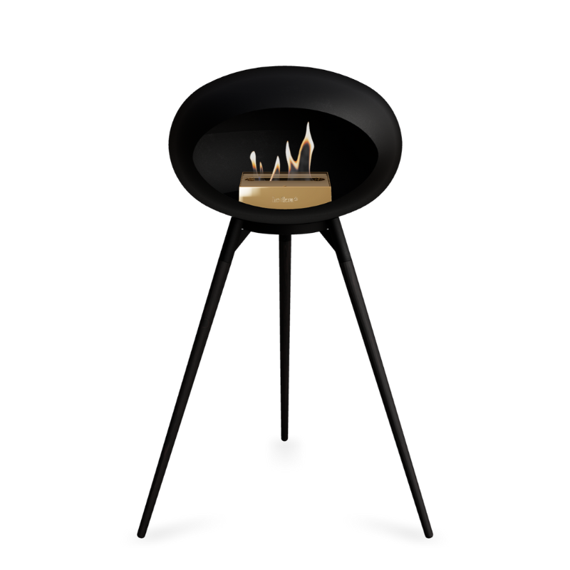 Le Feu Ground High Black Bioethanol Burner