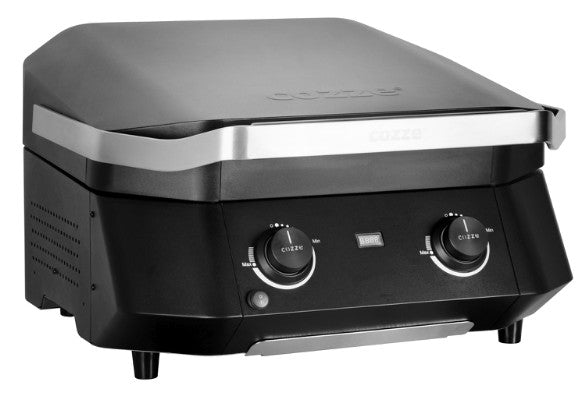 Cozze® G-500 plancha with lid and 2 gas burners, 5.0 kW