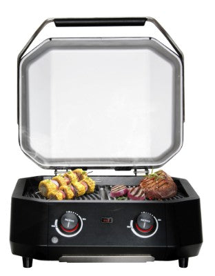 Cozze® G-500 plancha with lid and 2 gas burners, 5.0 kW