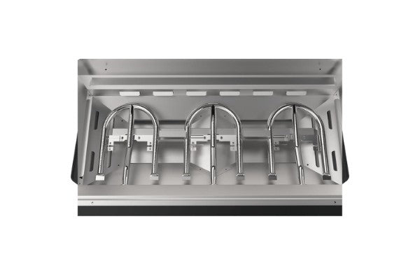 Cozze® G-800 plancha with lid and 3 gas burners, 7.5 kW