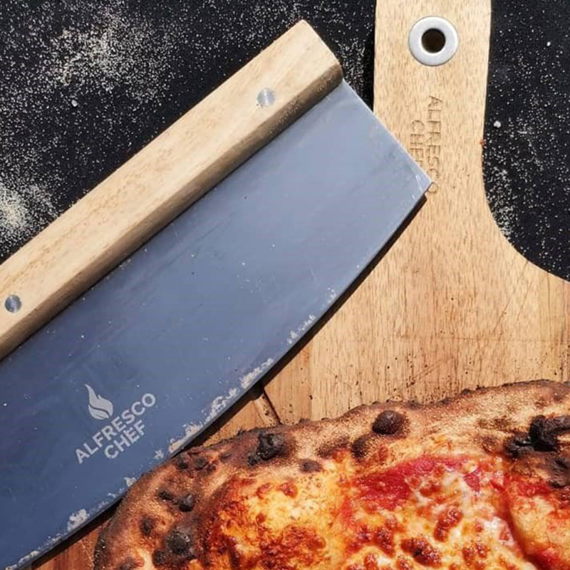 Alfresco Executive Chef Bundle Rocking Pizza Cutter