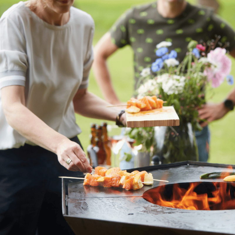 Barbecook Nestor Original Wood Fired BBQ Corten Steel