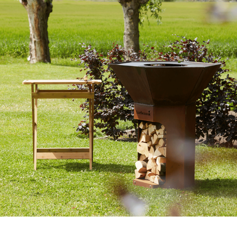 Barbecook Nestor Original Wood Fired BBQ Corten Steel