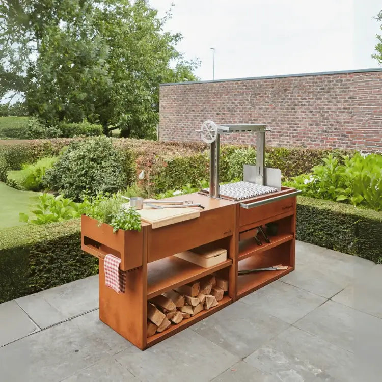 Barbecook Pedro Asado BBQ Corten Steel