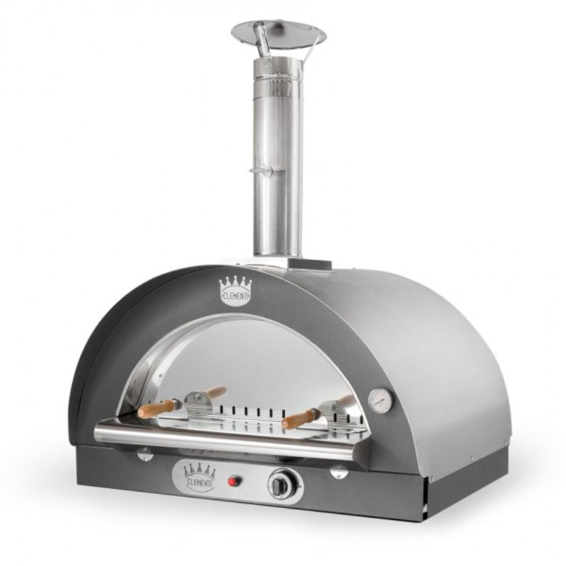Clementi Family Gas Fired Pizza Oven 60 x 60 Stainless Steel