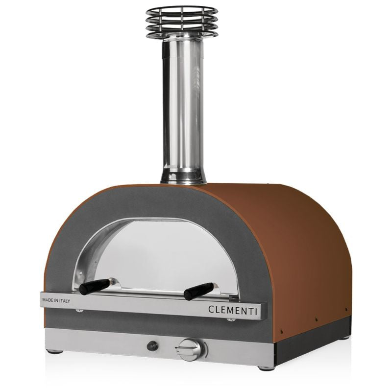 Clementi Gold Pizza Oven Gas Fired 100 x 80 Copper