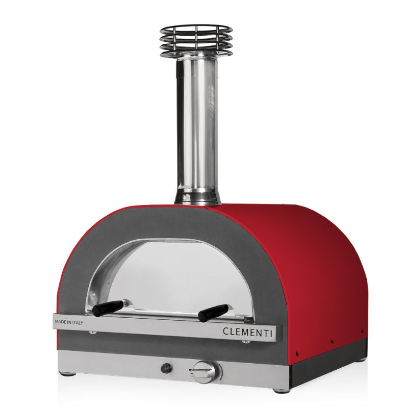 Clementi Gold Pizza Oven Gas Fired 60 x 60 Red