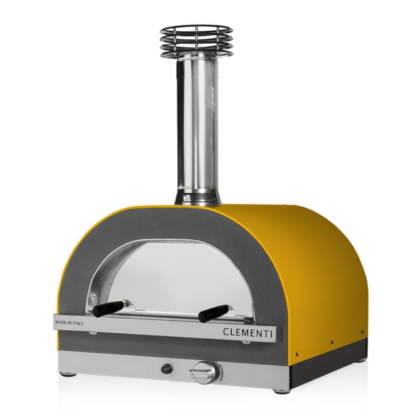 Clementi Gold Pizza Oven Gas Fired 60 x 60 Mustard