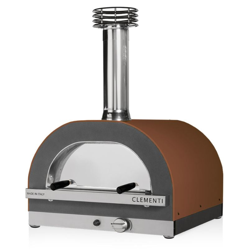 Clementi Gold Pizza Oven Gas Fired 80 x 60 Copper