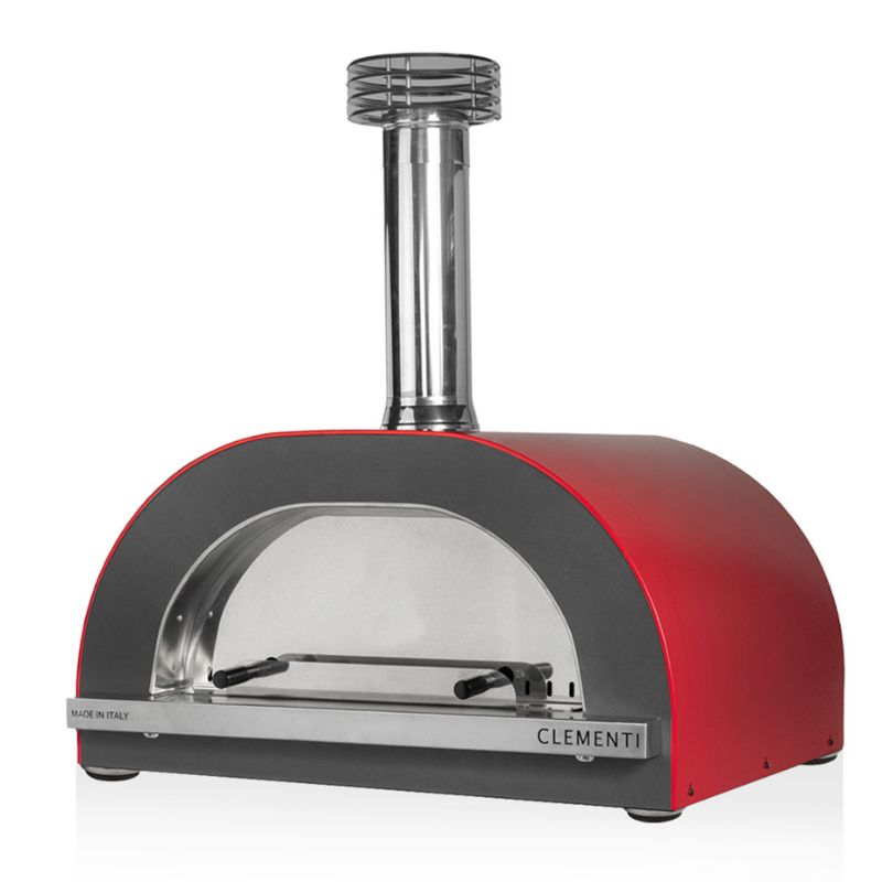 Clementi Gold Wood Fired Pizza Oven 100 x 80 Red
