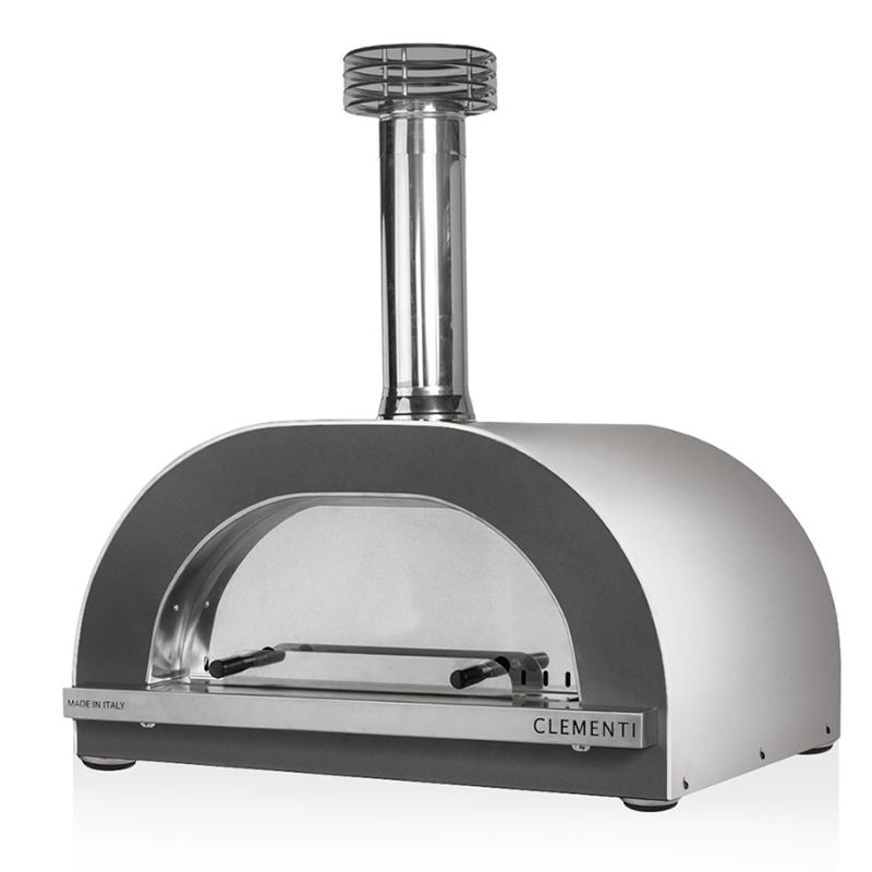 Clementi Gold Wood Fired Pizza Oven 100 x 80 White