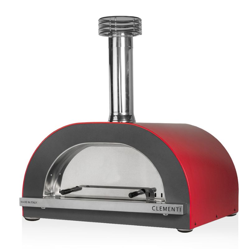 Clementi Gold Wood Fired Pizza Oven 80 x 60 Red