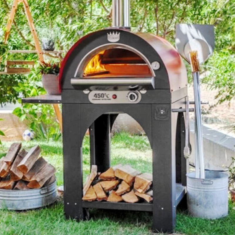 Clementi Family Wood Fired Pizza Oven + Free Heat Resistant Gauntlet Gloves