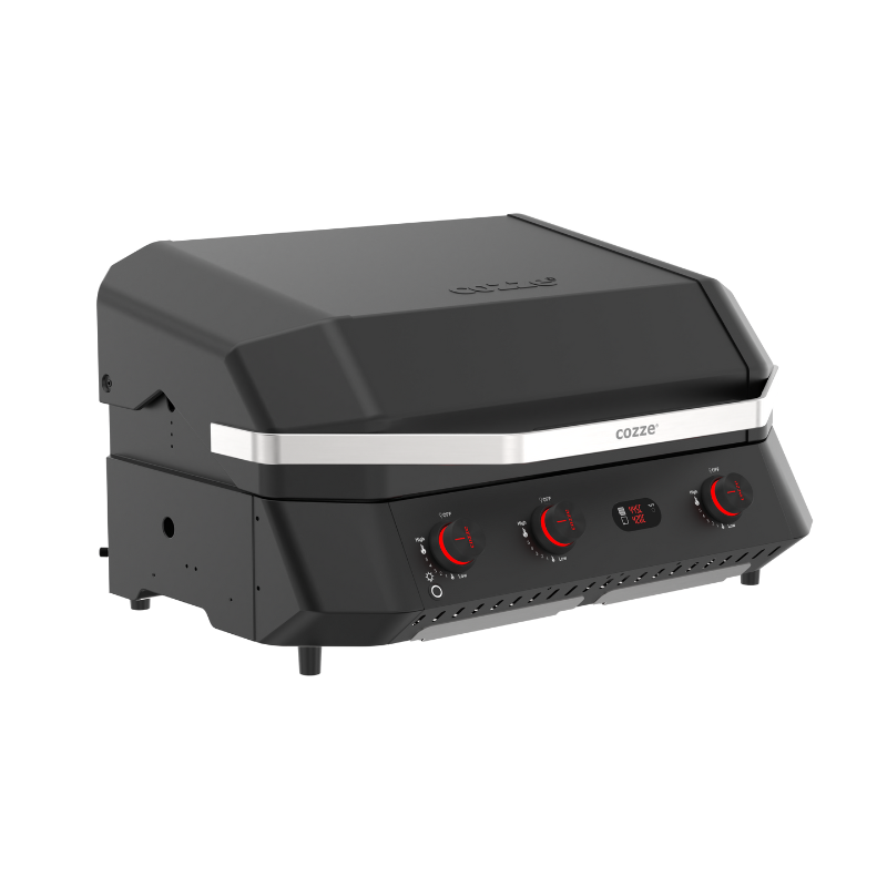 Cozze G800 COMB0 3 Gas Burner Plancha Grill