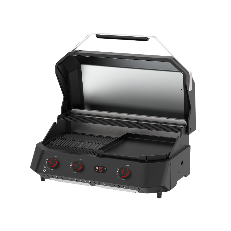 Cozze G800 COMB0 3 Gas Burner Plancha Grill