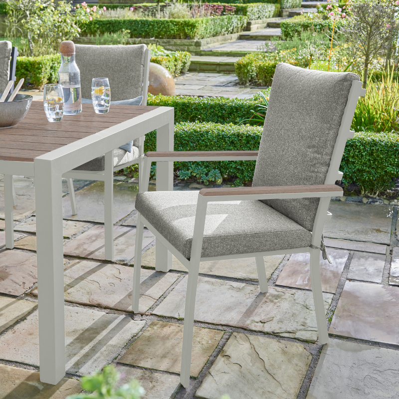 Easton 6 Seater Beige Dining Set With Table