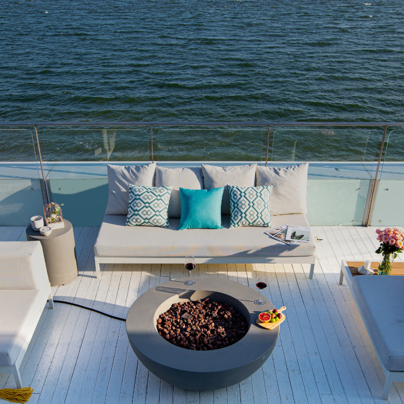 Elementi Lunar Bowl Fire Pit (Model OFG101LG)