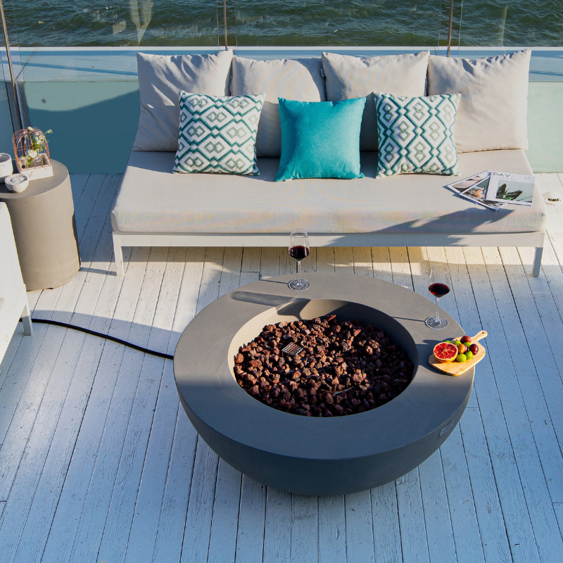 Elementi Lunar Bowl Fire Pit (Model OFG101LG)