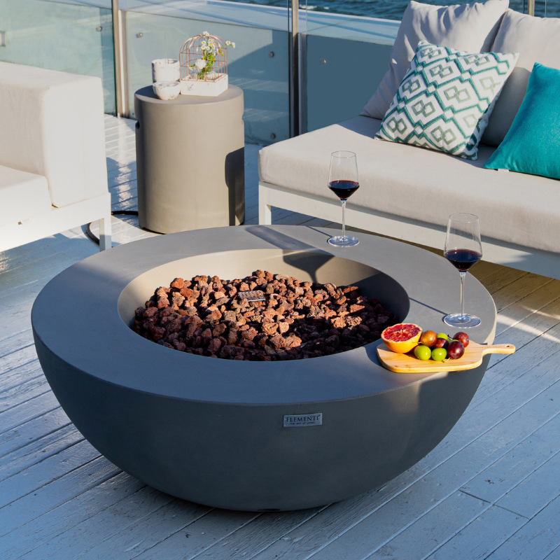 Elementi Lunar Bowl Fire Pit (Model OFG101LG)