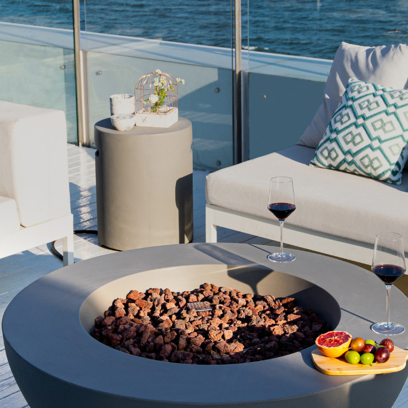 Elementi Lunar Bowl Fire Pit (Model OFG101LG)