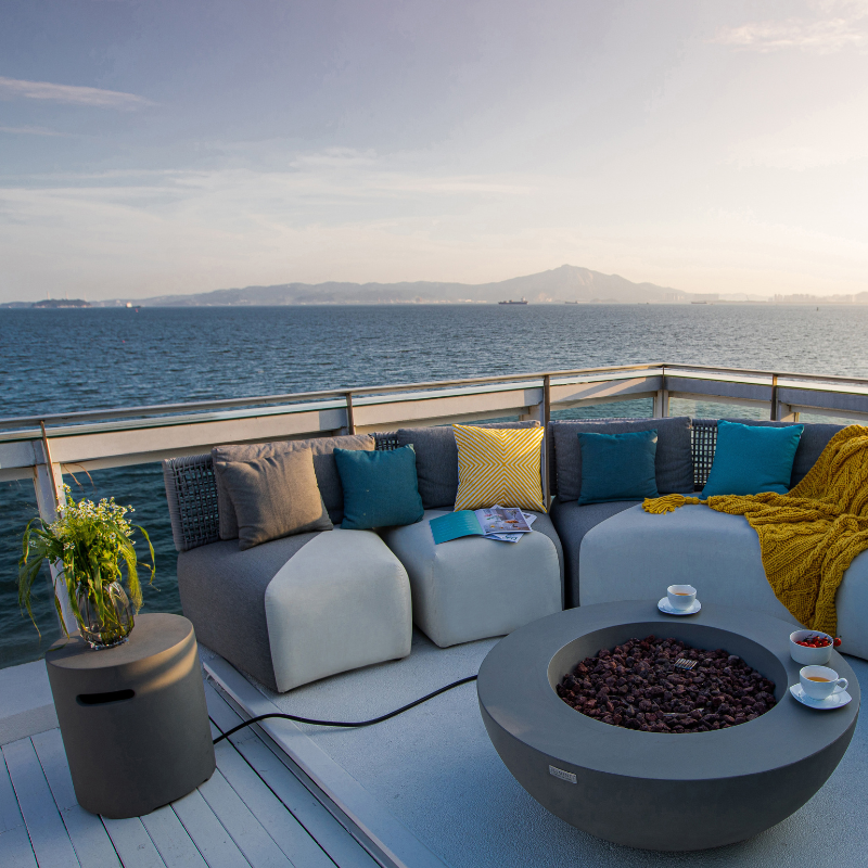 Elementi Lunar Bowl Fire Pit (Model OFG101LG)