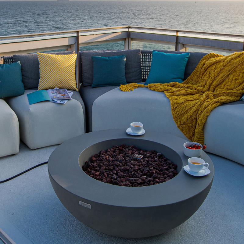 Elementi Lunar Bowl Fire Pit (Model OFG101LG)