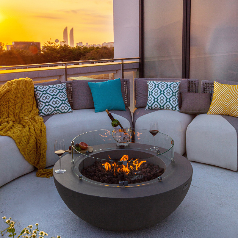 Elementi Lunar Bowl Fire Pit (Model OFG101LG)