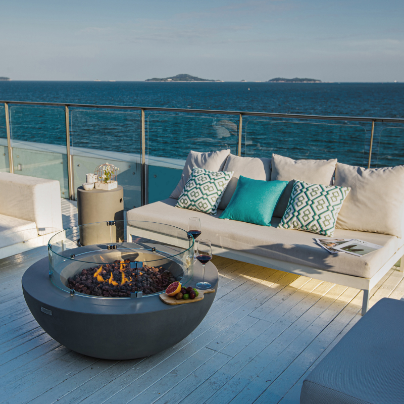 Elementi Lunar Bowl Fire Pit (Model OFG101LG)