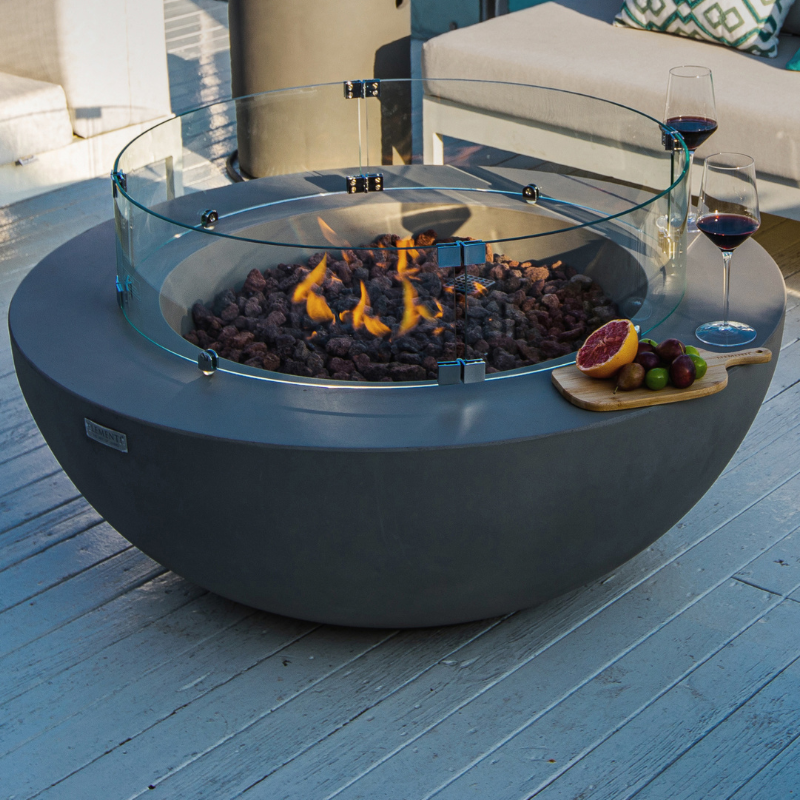 Elementi Lunar Bowl Fire Pit (Model OFG101LG)