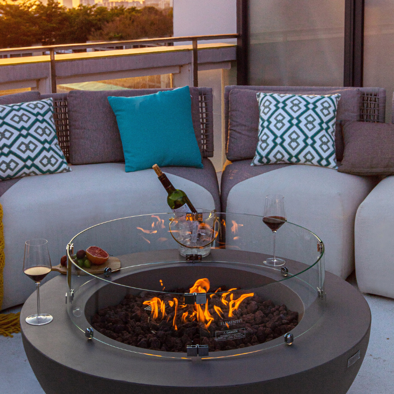 Elementi Lunar Bowl Fire Pit (Model OFG101LG)