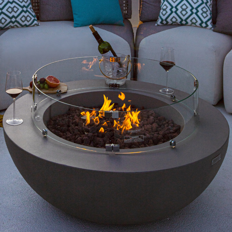Elementi Lunar Bowl Fire Pit (Model OFG101LG)