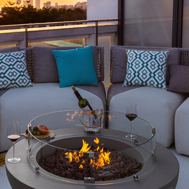 Elementi Lunar Bowl Fire Pit (Model OFG101LG)
