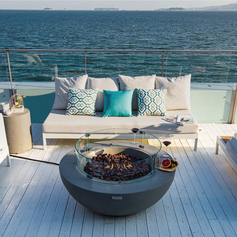 Elementi Lunar Bowl Fire Pit (Model OFG101LG)