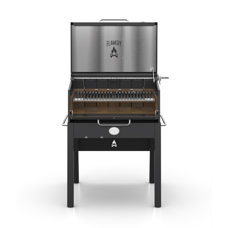 Flamery Small Asado PRO.1.1 With Stand Outdoor Wood Fired Barbecue