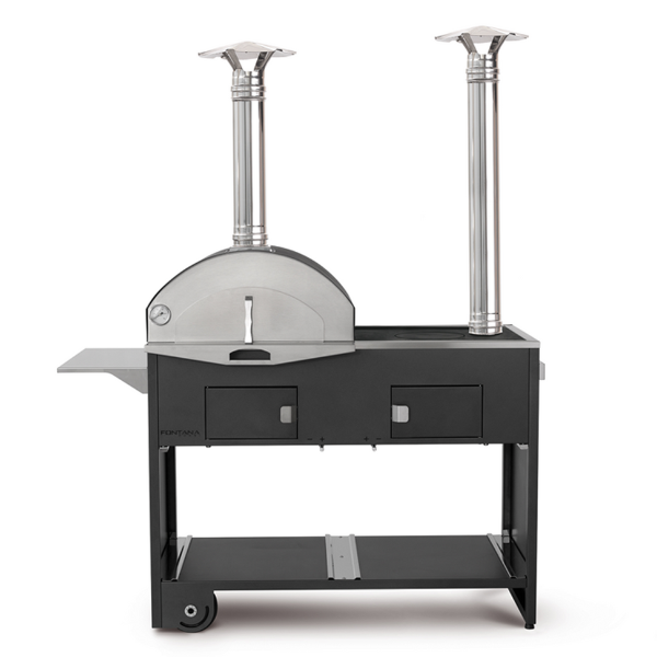 Fontana Forni Pizza & Cucina Dual Fuel Wood Fired & Gas Fired Pizza Oven ovens for pizza