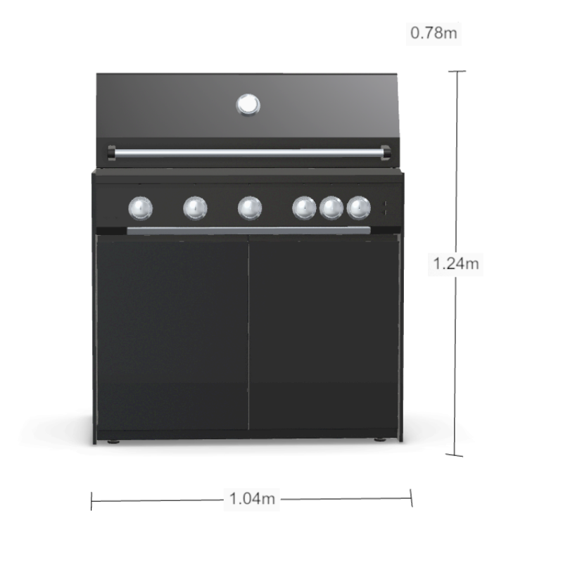 Fontana Ignes 5 Burner Gas BBQ