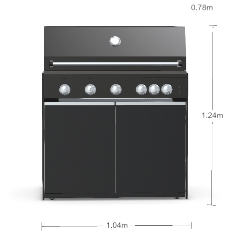 Fontana Ignes 5 Burner Gas BBQ