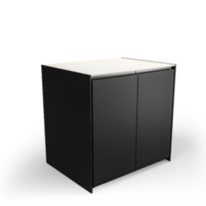 Fontana Forni Ignes Outdoor Modular Kitchen - 4 Burner Gas BBQ, Fridge, 24 Inch Kamado & Double Door Max Storage