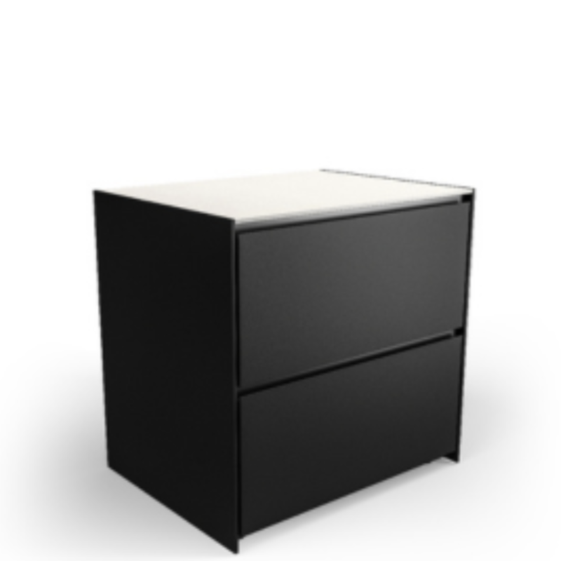 Fontana Forni Ignes Outdoor Modular Kitchen - 4 Burner Gas BBQ, Fridge, 24 Inch Smart Kamado & Double Drawer Mid Storage