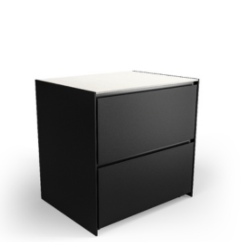 Fontana Forni Ignes Outdoor Modular Kitchen - 4 Burner Gas BBQ, Fridge, 24 Inch Kamado & Double Drawer Max Storage