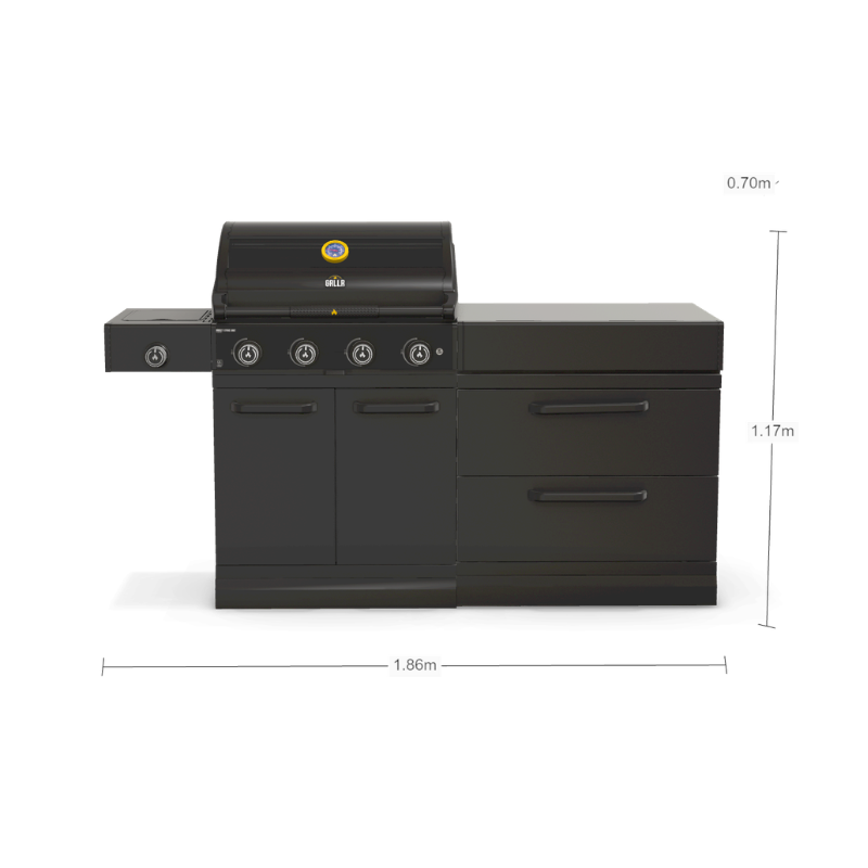 G4S Prime BBQ with Storage Unit