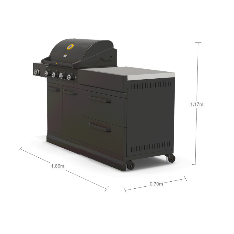 G4S Prime BBQ with Storage Unit