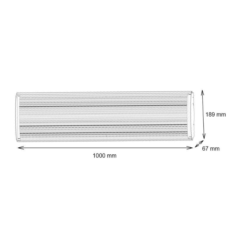 Heation Outdoor Patio Heater - Heat Bar