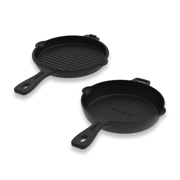 Igneus Cast Iron Pans (Set of 2)