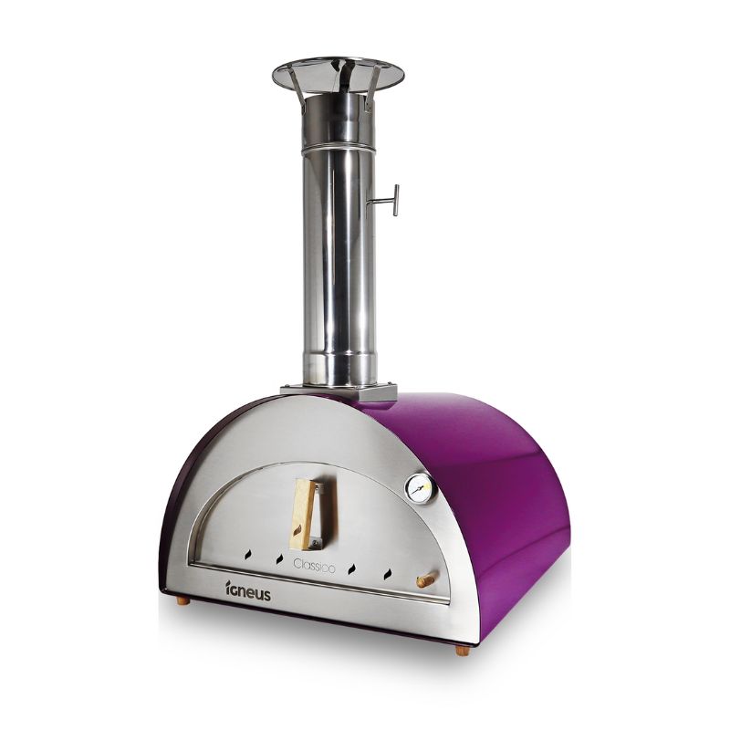 Igneus Classico Pizza Oven Wood Fired Aubergine