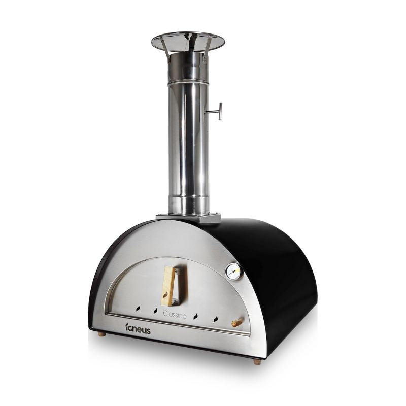 Igneus Classico Pizza Oven Wood Fired Matt Black
