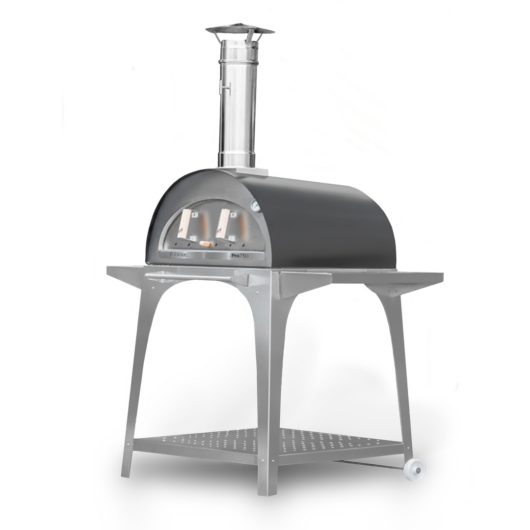 Igneus Pro 750 Pizza Oven Wood Fired Commercial Graphite with Stand