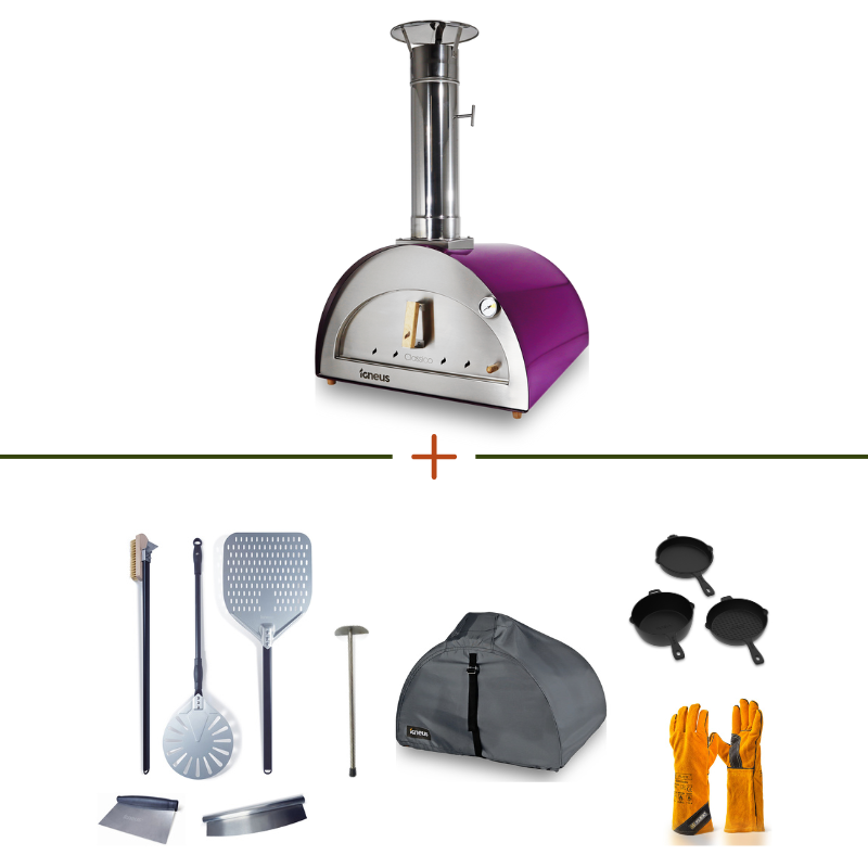 Igneus Classico Wood Fired Pizza Oven & Accessories Premium Bundle